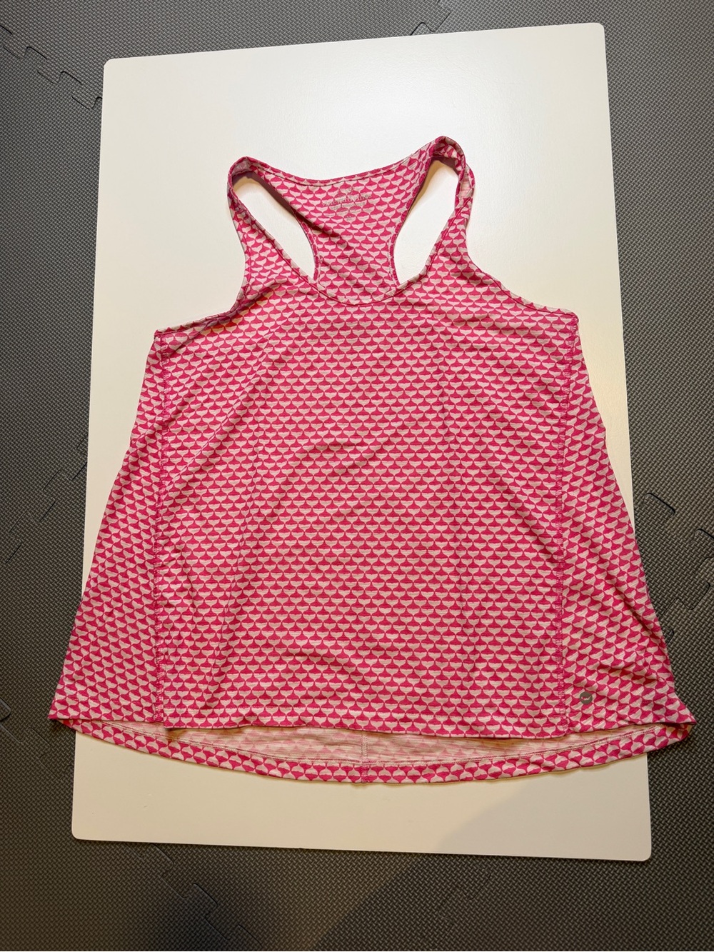 Vineyard Vines Pink Geometric Racerback Tank